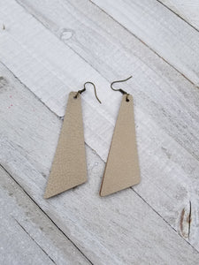 Long  Triangle Earrings